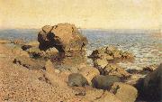 Isaac Levitan Sea bank rummaged oil on canvas